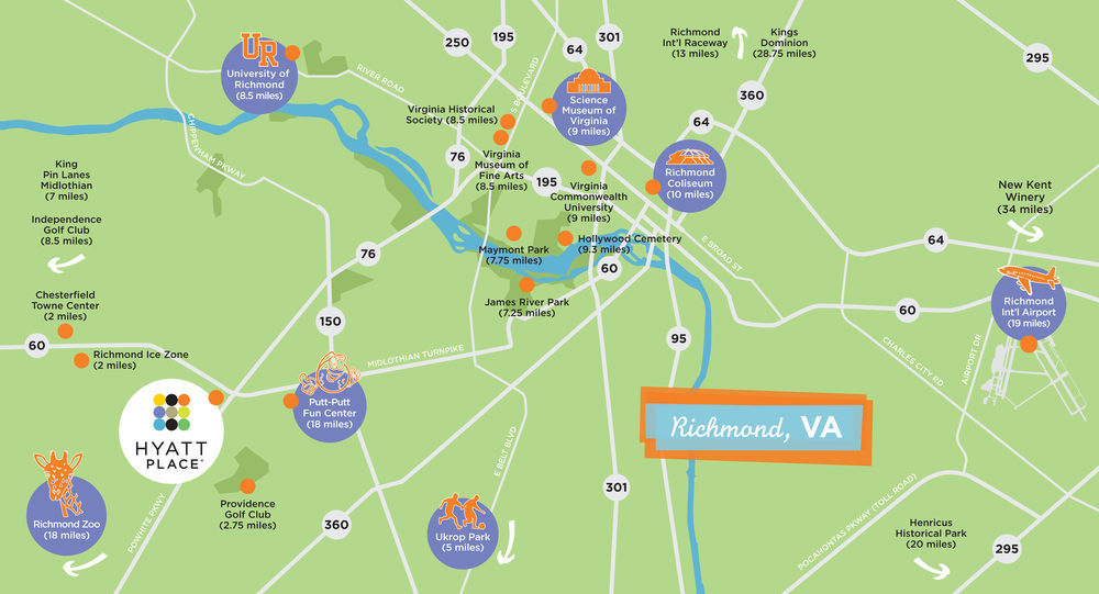 Hyatt Place Richmond Arboretum 3* North Chesterfield